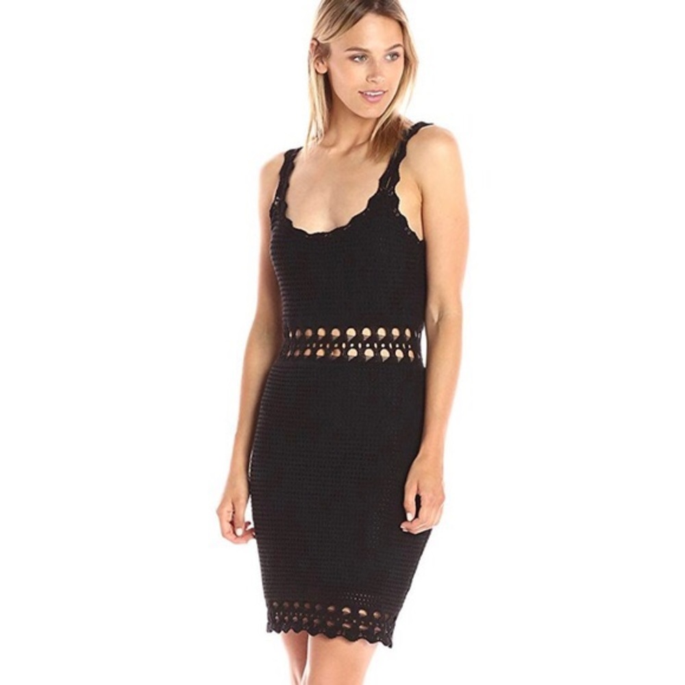 BNWT Guess Black Knit Bodycon Dress (S)